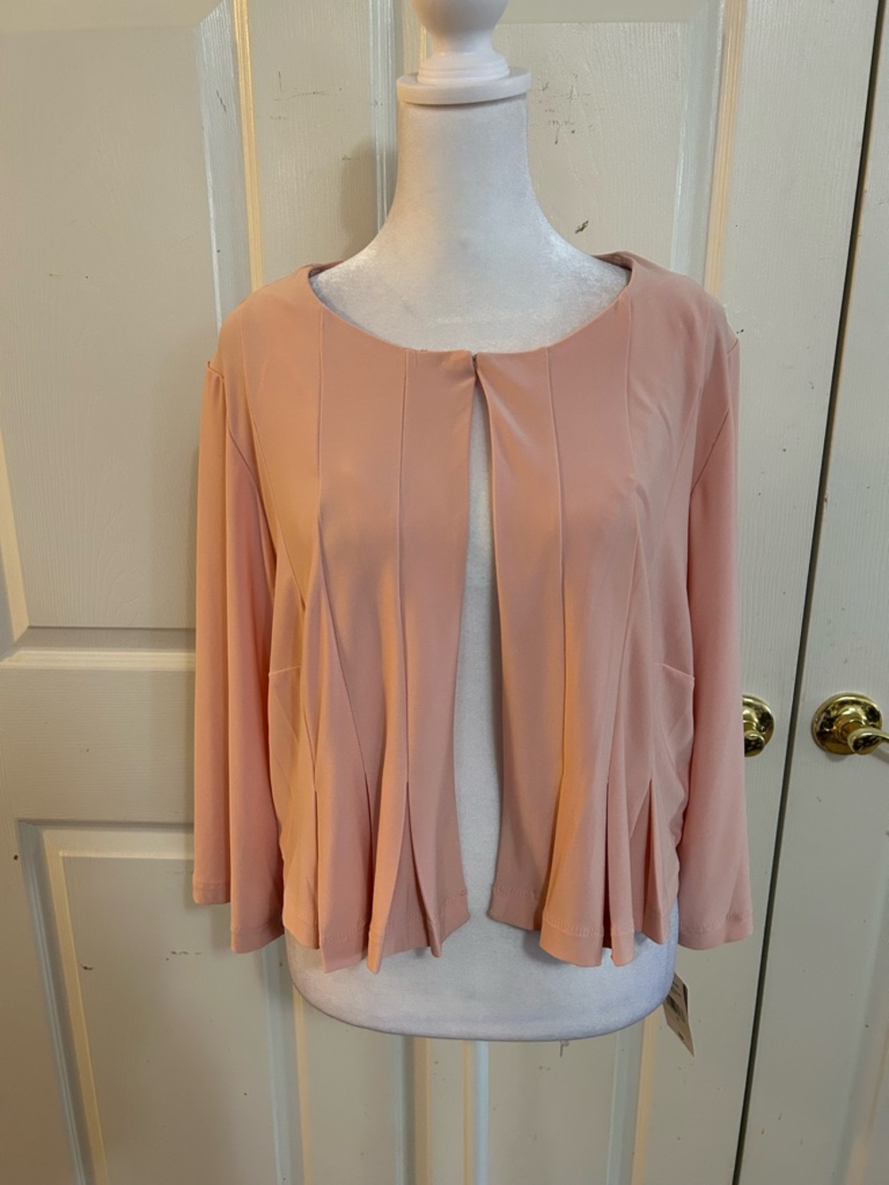 NWT Danny & Nicole pink bolero jacket, 1X
